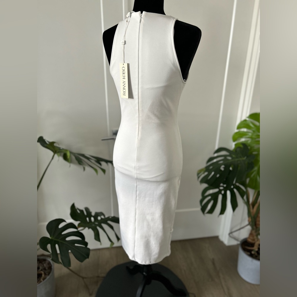 Ronny Kobo White Dress New with tags size small - Picture 9 of 9